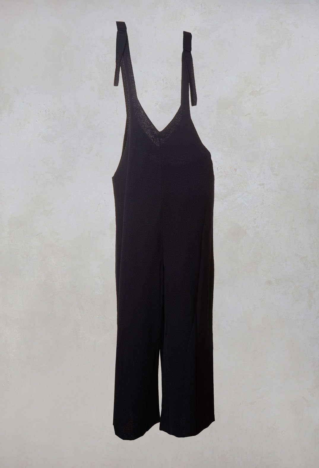 Knitted Dungaries in Black