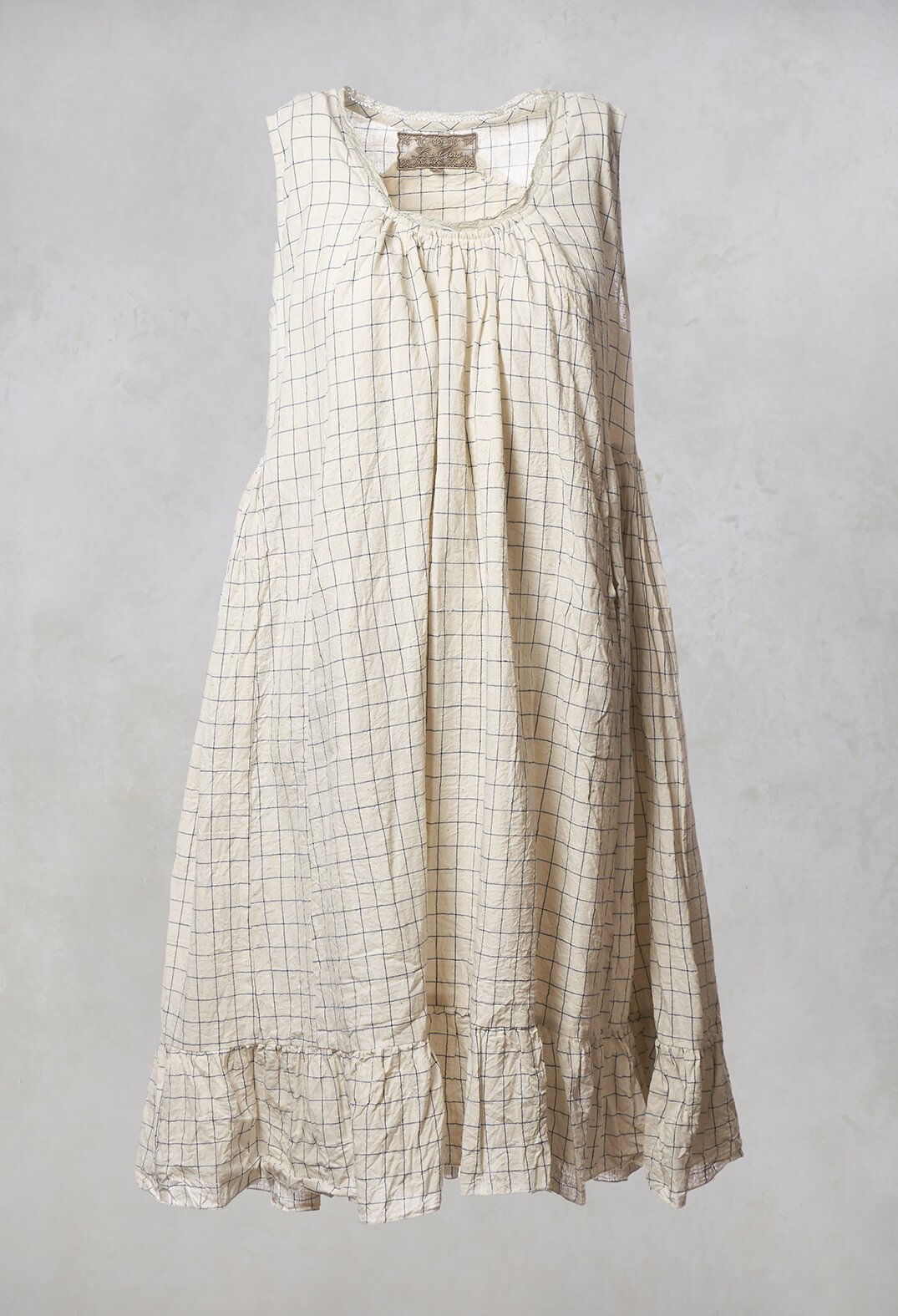 Line Dress in Flex Carreaux