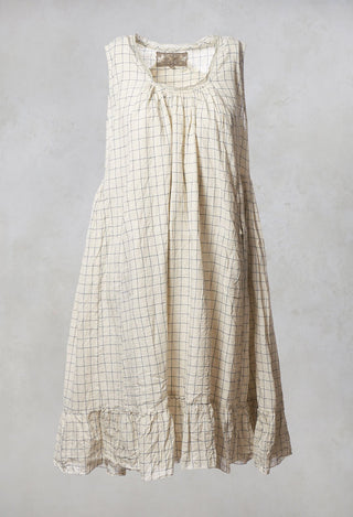 Line Dress in Flex Carreaux