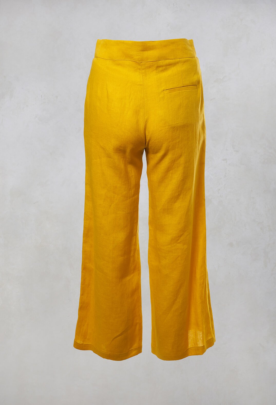 Linen Trousers in Banana