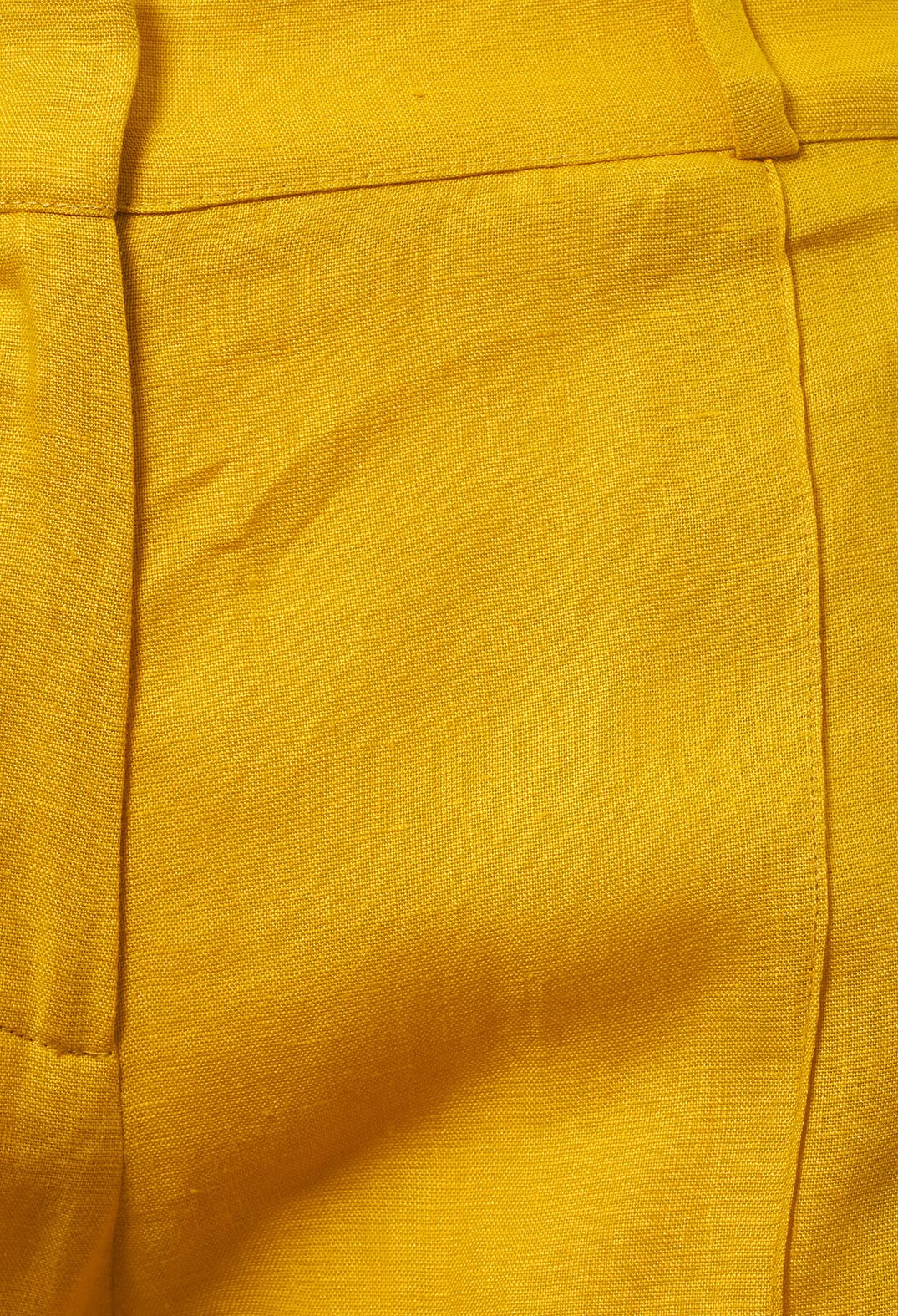 Linen Trousers in Banana