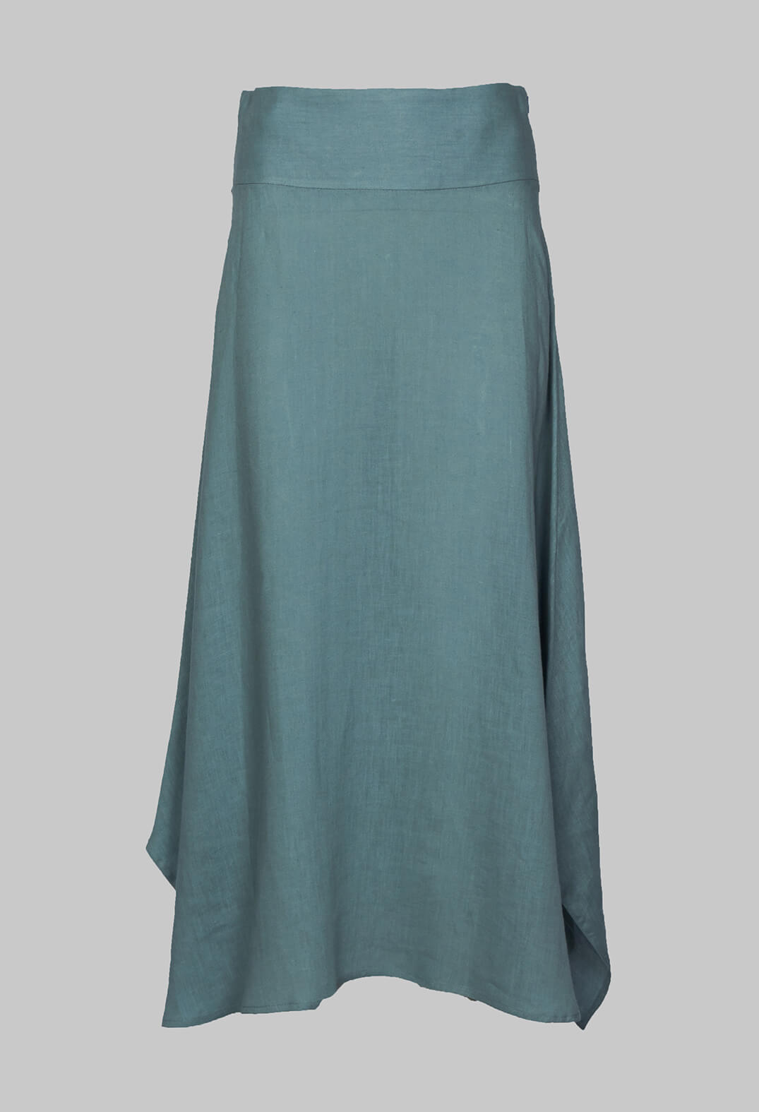 Long A Line Skirt in Blue