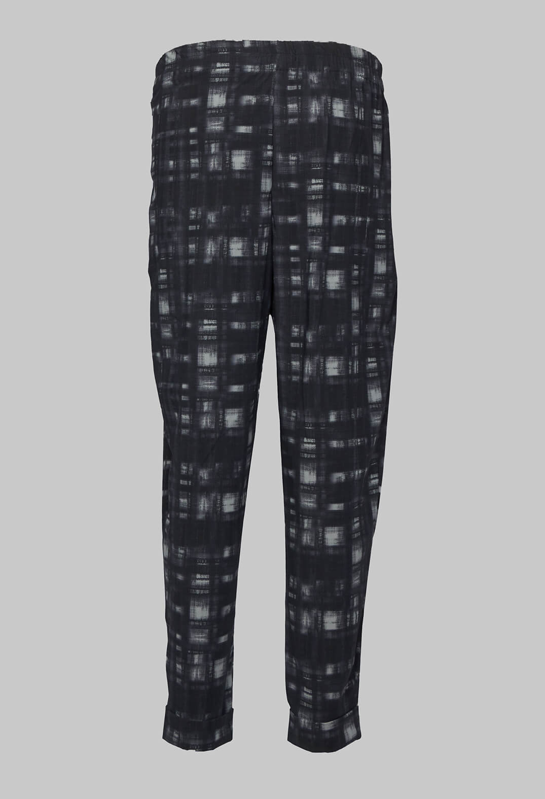Long Geisha Trousers in Black and Grey
