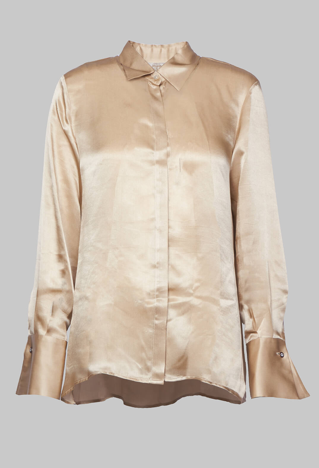 T.ba Long Sleeve Shirt in Champagne | Olivia May T.ba Long Sleeve Shirt in Champagne | Olivia May