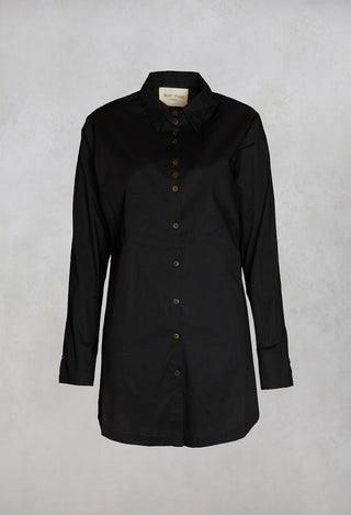 Longline Shirt in Black