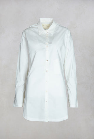 Longline Shirt in White