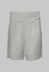 Loose Fit Shorts with Folded Waistband in Grey