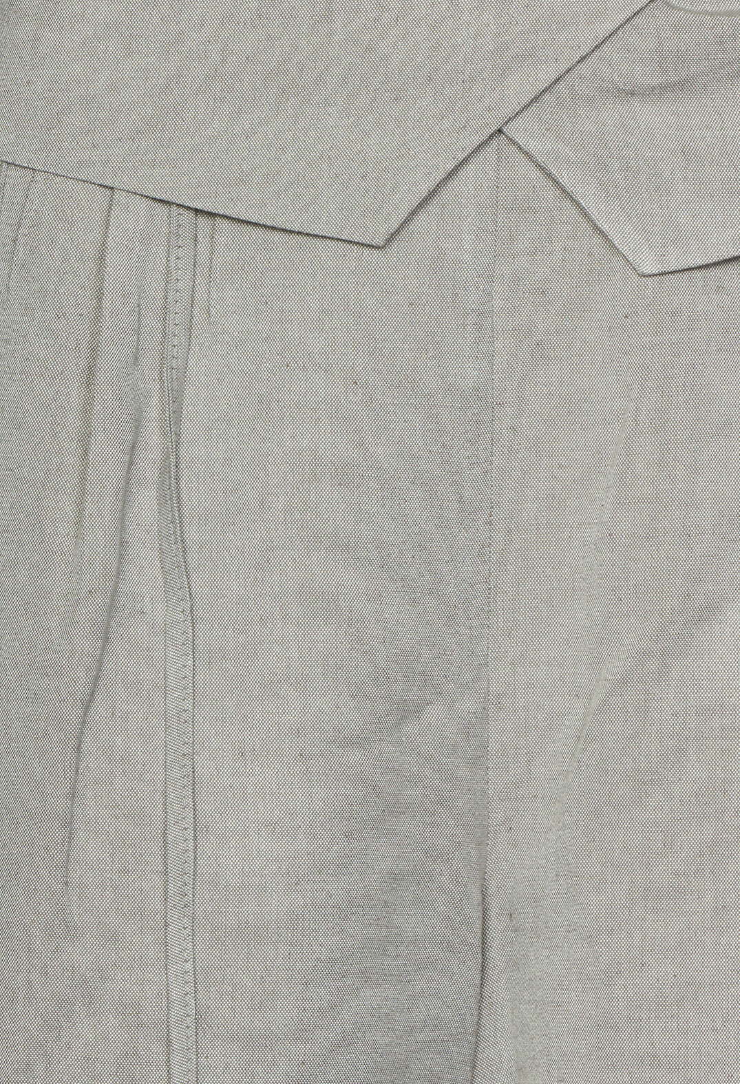 Loose Fit Shorts with Folded Waistband in Grey