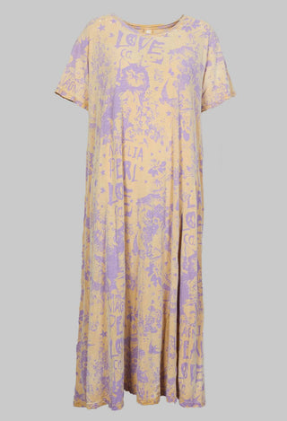 Love Unicat T Dress in Marigold