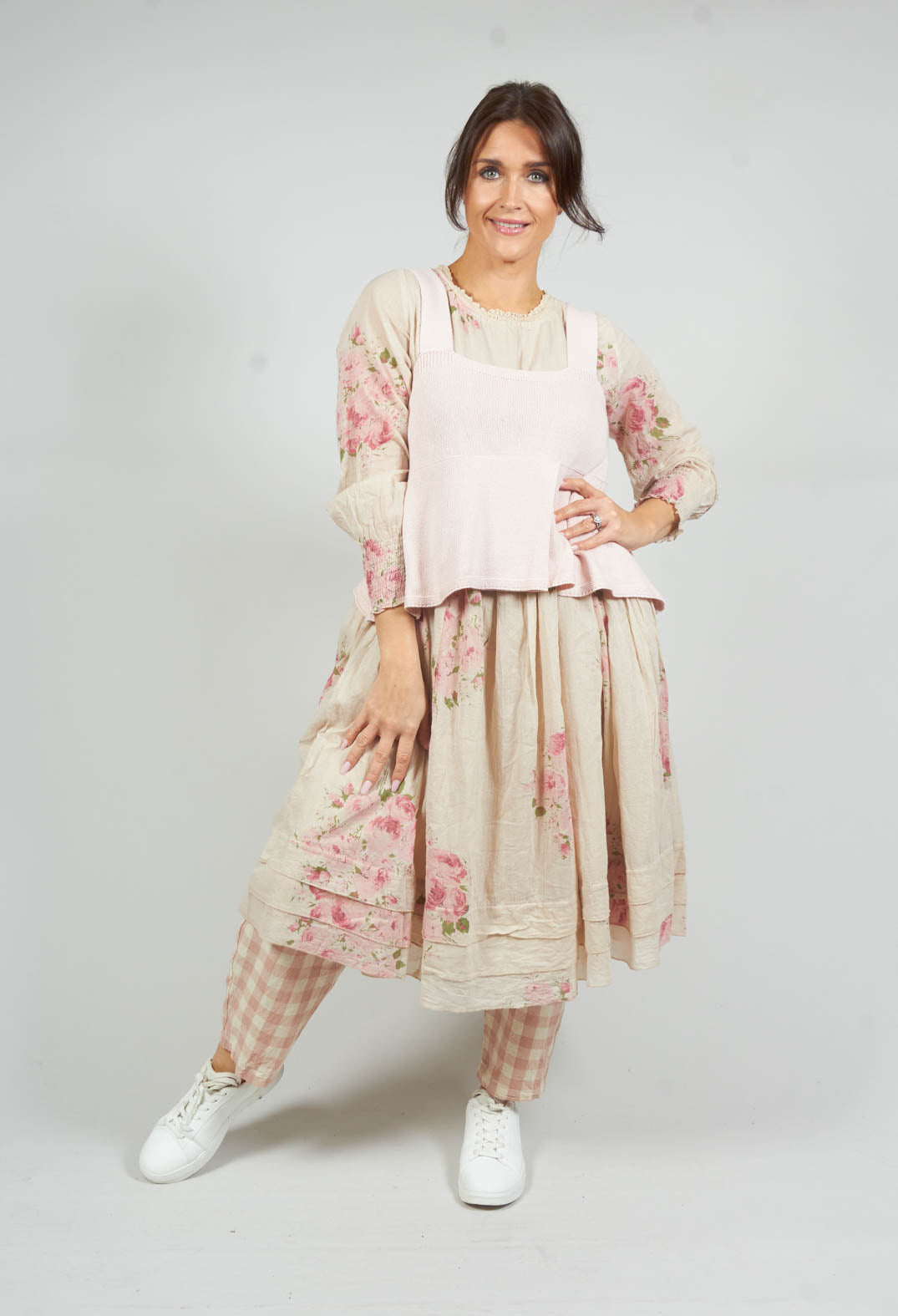 Lulu Top in Maille Rose