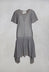 Mannon T Shirt Dress with Frill Skirt in Grey
