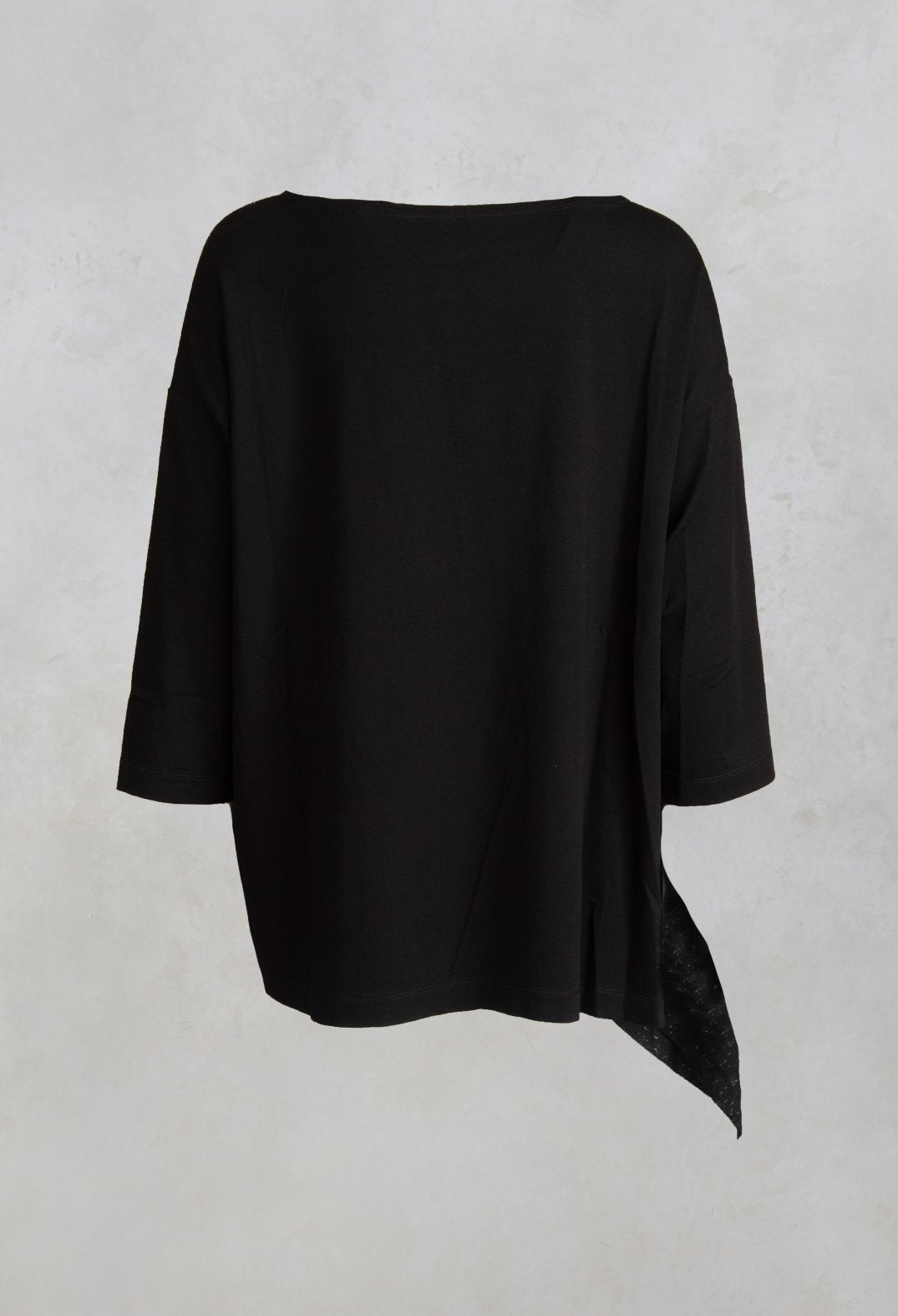 Speckled Top Shirt Loar in Black / Silver
