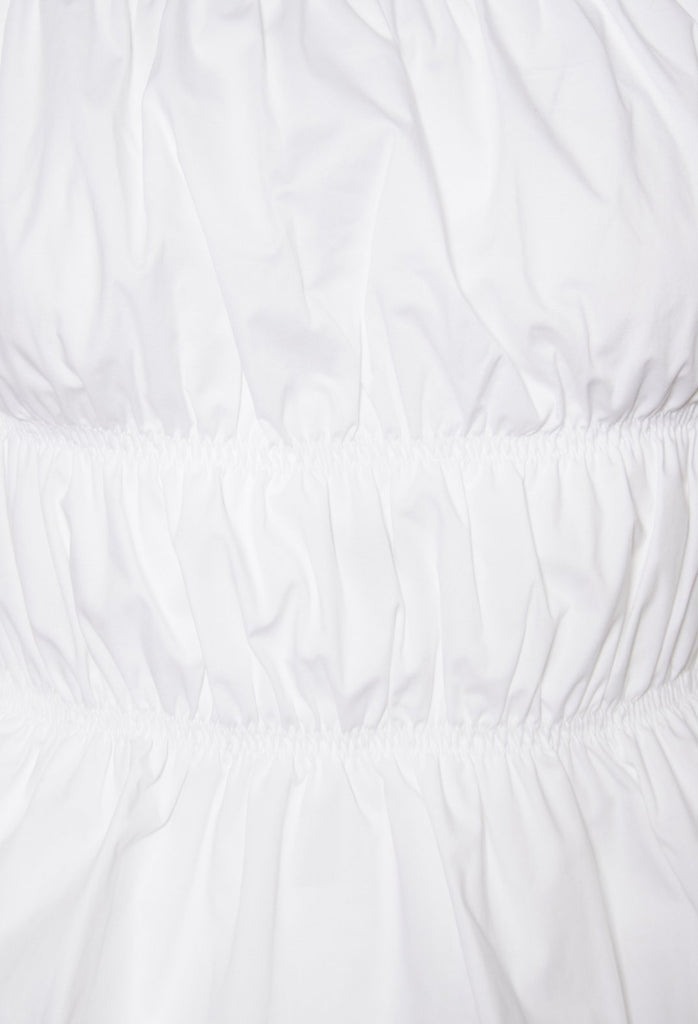 Milkmaid Blouse in White