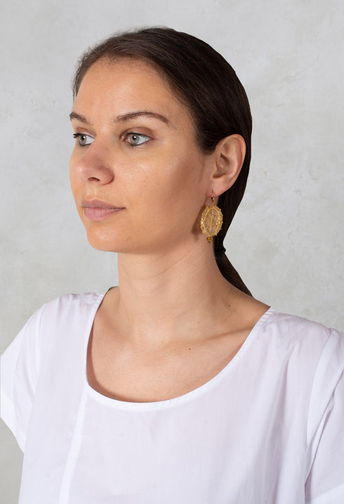 Myriam Bo Earrings in Champagne