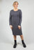 Long Sleeved Jersey Dress in Grey