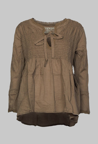 Nais Blouse in Chocolat