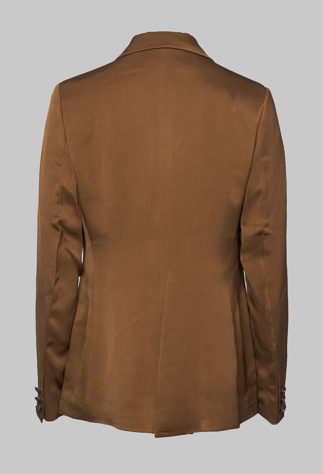 Notched Lapel Blazer in Rust