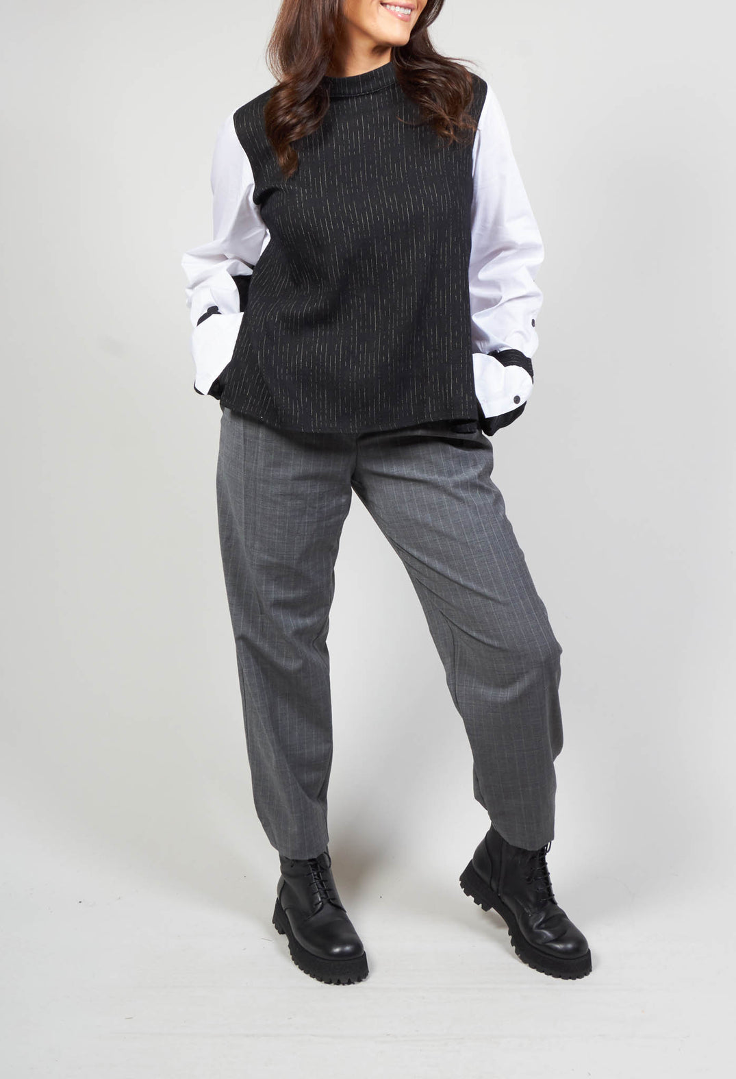 Tailored Trousers in Asfalto