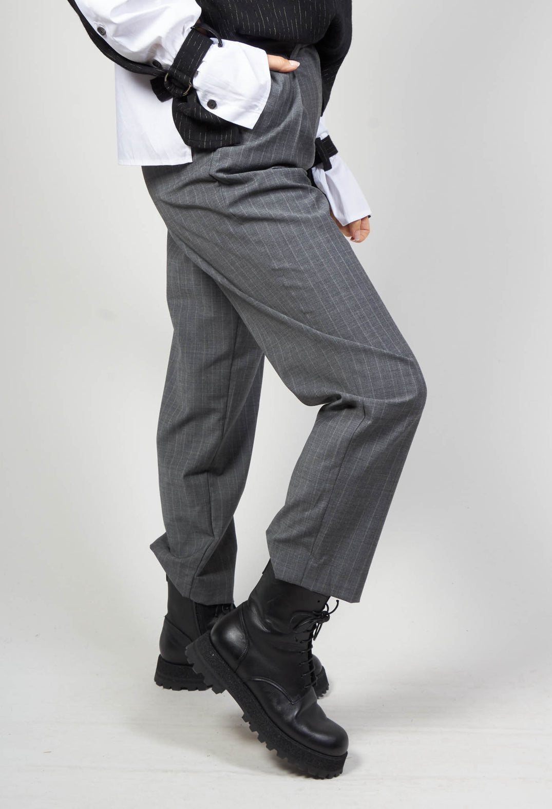 Tailored Trousers in Asfalto