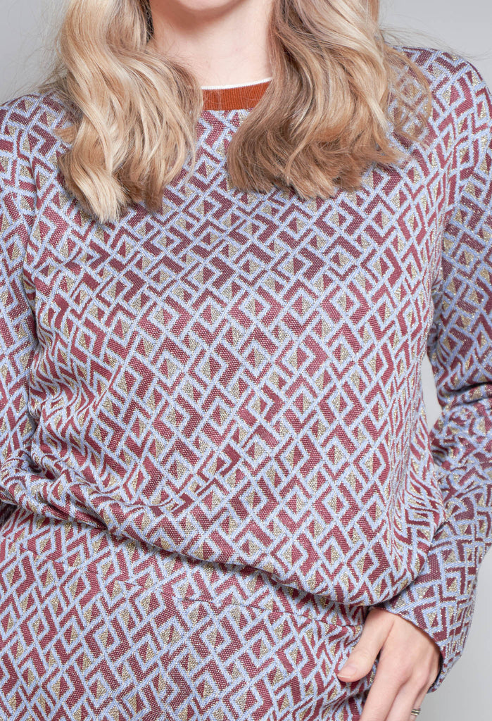 Round Neck Envelope Sweater in Amber