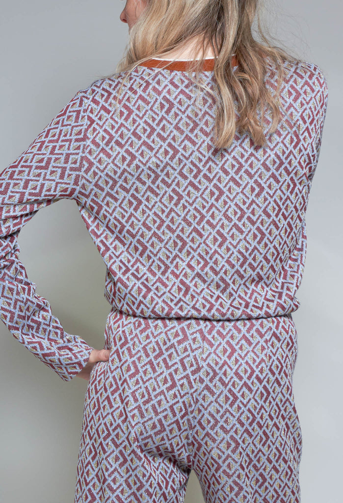 Round Neck Envelope Sweater in Amber