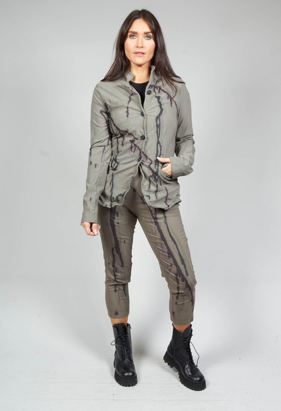 Cargo Jacket in Umbra Paint