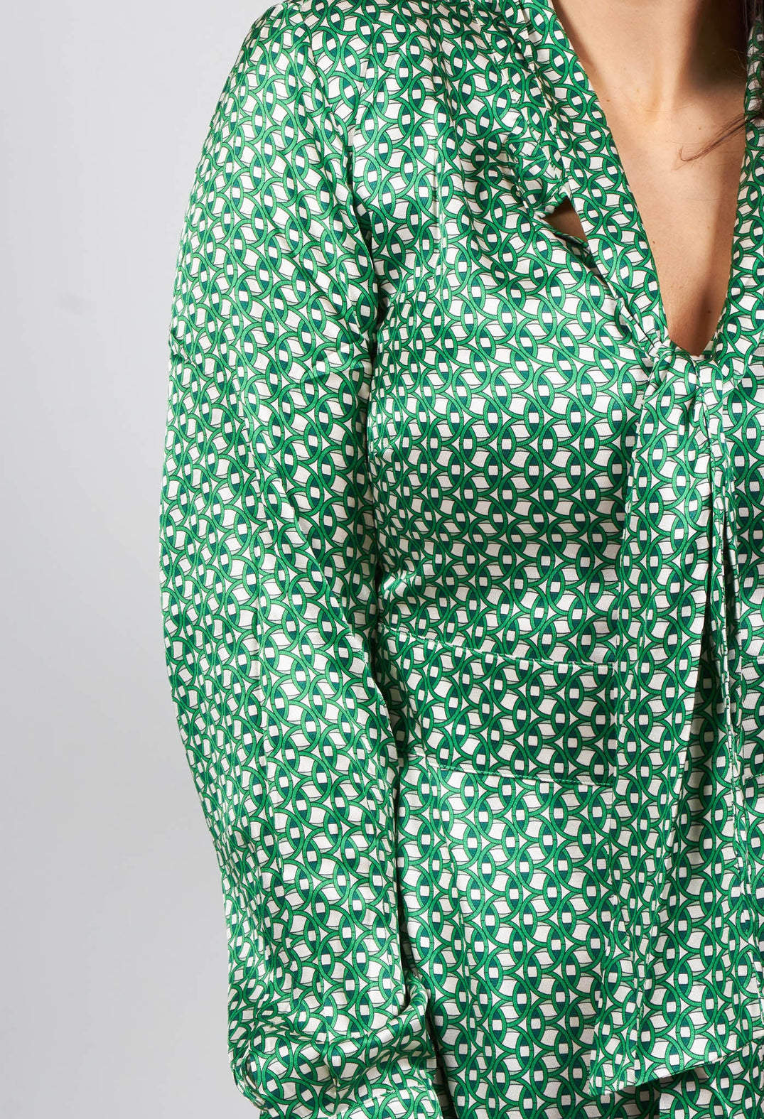 Olga Dress in Salvar Parakeet