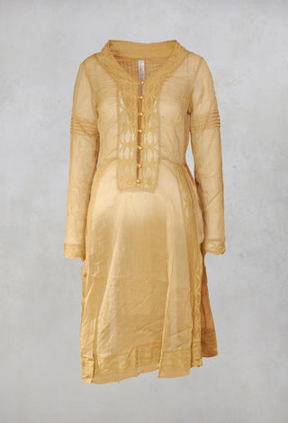 Organdie Dress in Amber