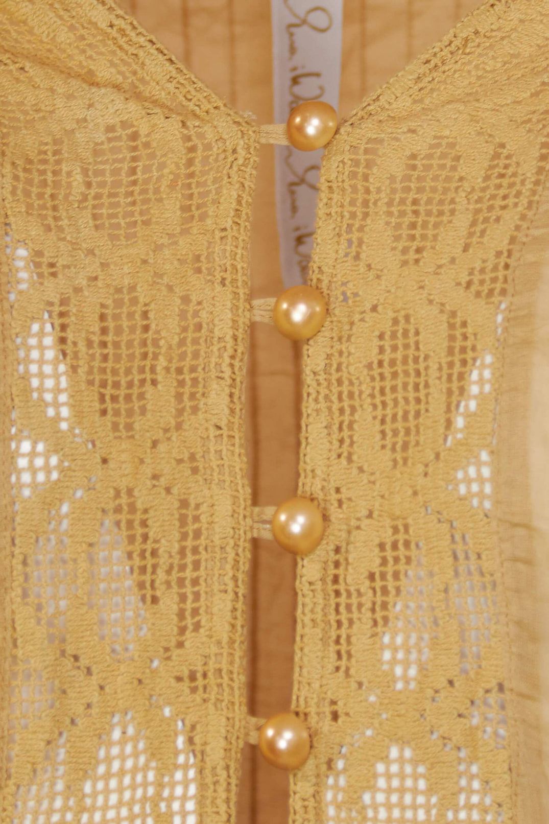 Organdie Dress in Amber