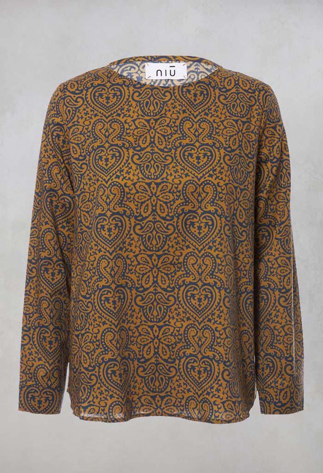 Paisley Top in Gold