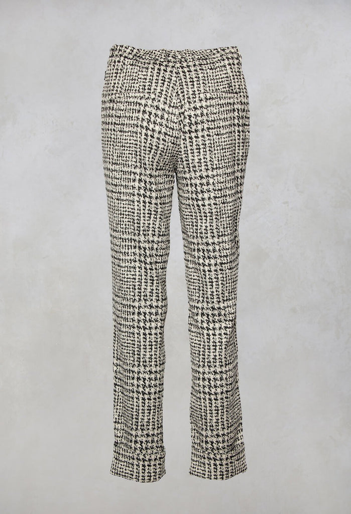 Pants Aure in Black and Offwhite