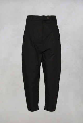 Peg Trousers in Black