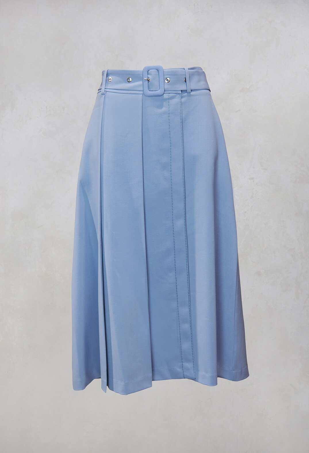 Pencil Skirt in Hokusai Blue