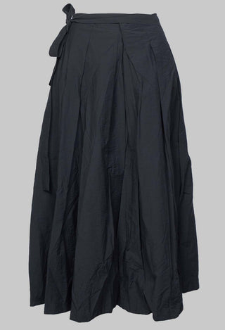 Pleated Nayati Skirt in Ardoise