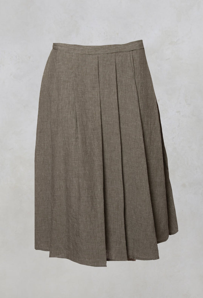 Pleated Skirt in Green