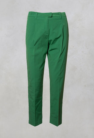 Poplin Trousers in Smeraldo