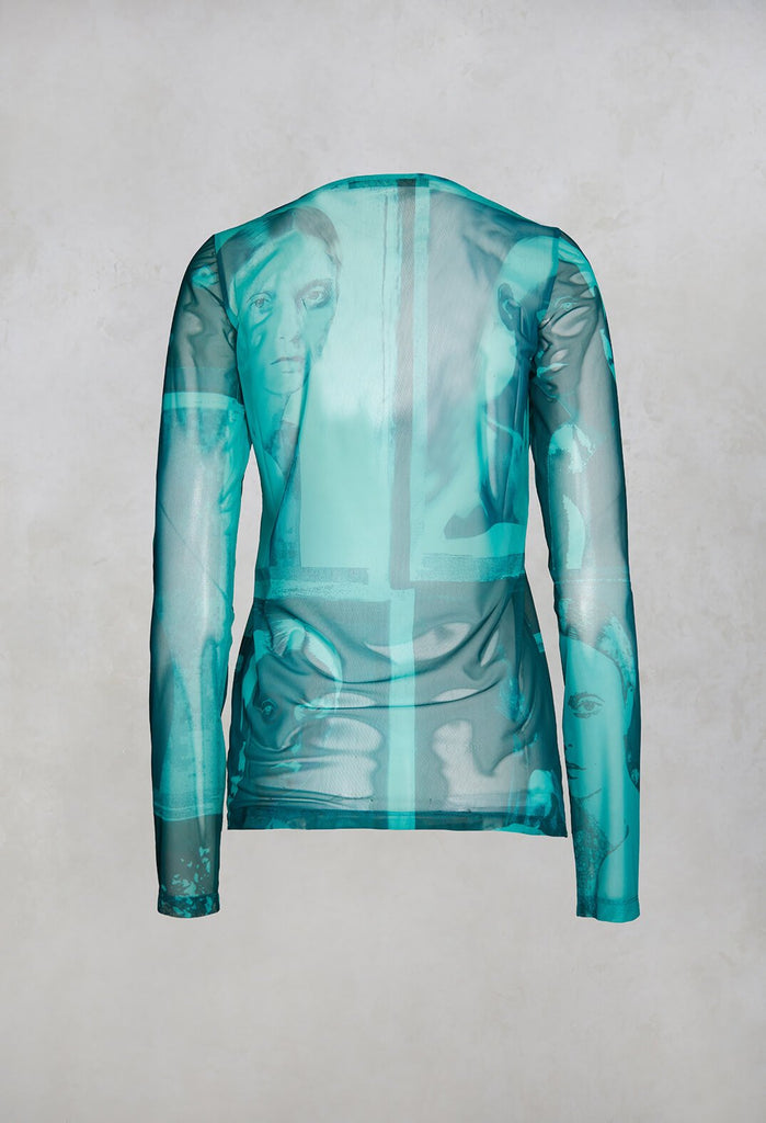 Printed Mesh Top in Clinico