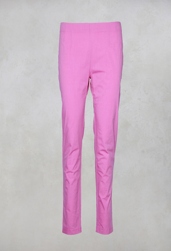 Pull on Straight Leg Trousers in Lolly