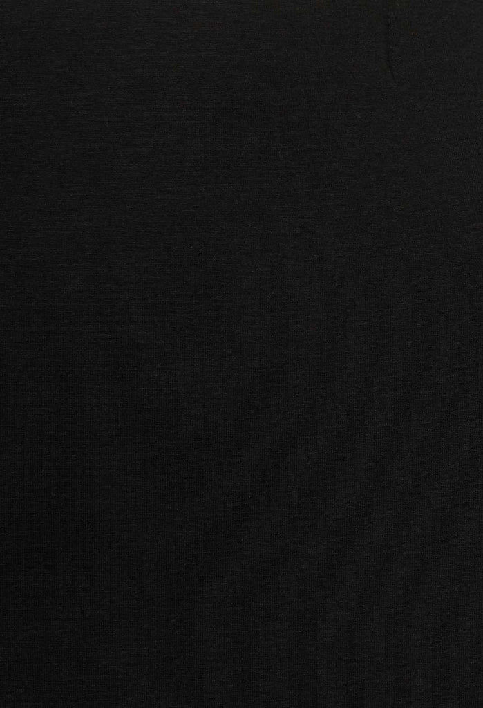 Zigi Long Jersey Fitted Skirt in Black