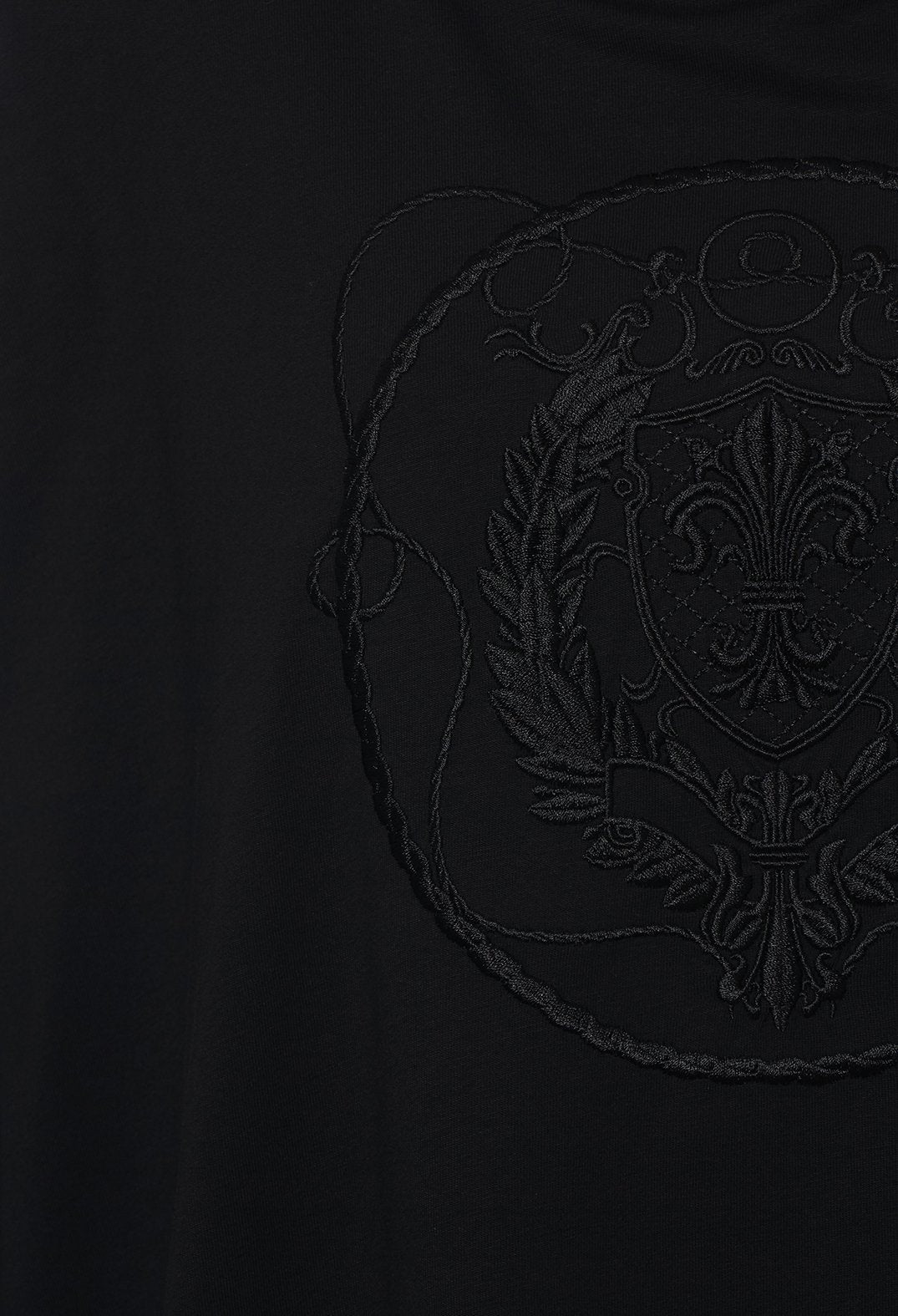 Roll Neck Top in Black