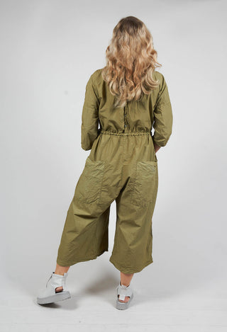 Round Neck Jumpsuit TC in Khaki