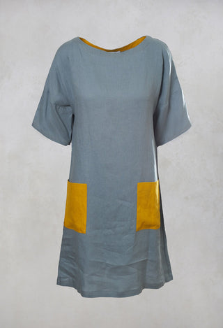 Shift Dress in Stone