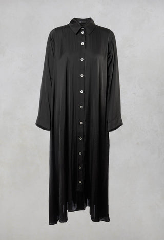 Shirt Dress in Black