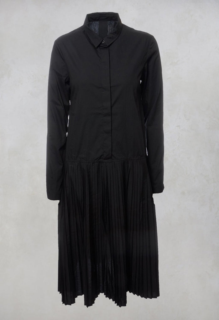 Shirt Dress in Black