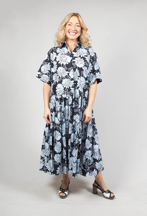 Shirt Dress in Bloom Print