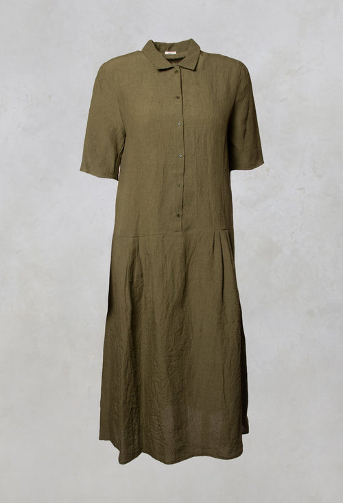 Shirt Dress in Green