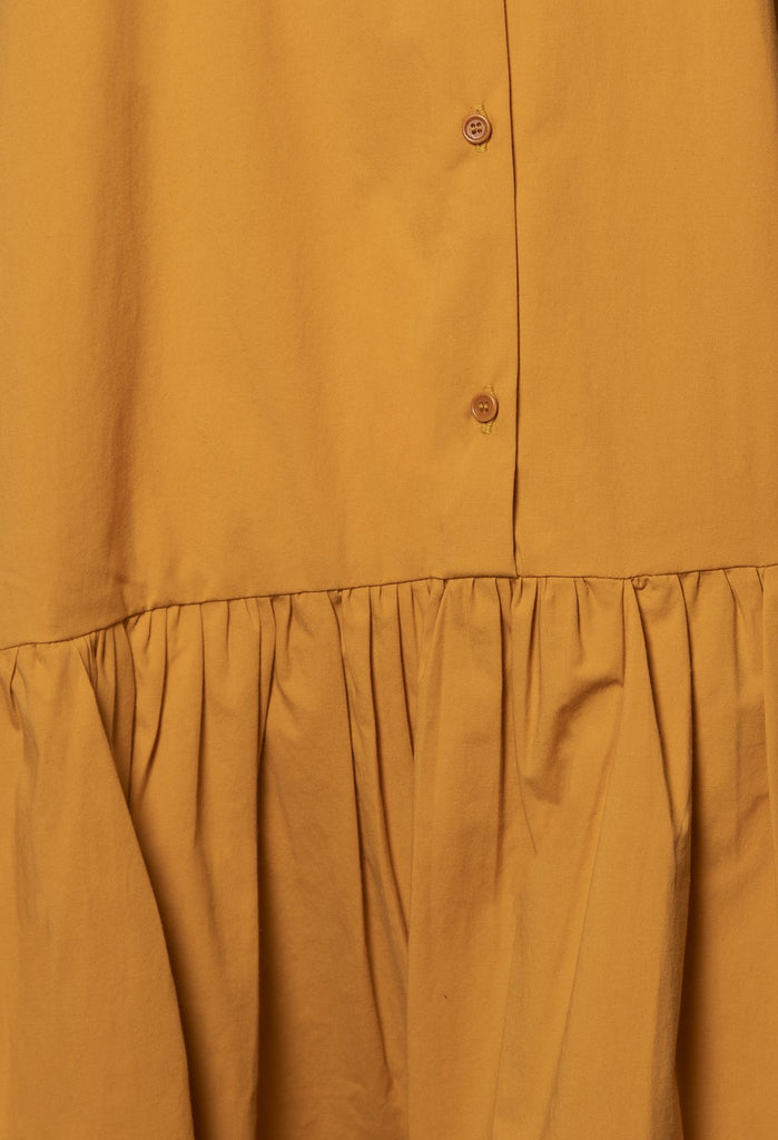 Shirt Dress in Pumpkin