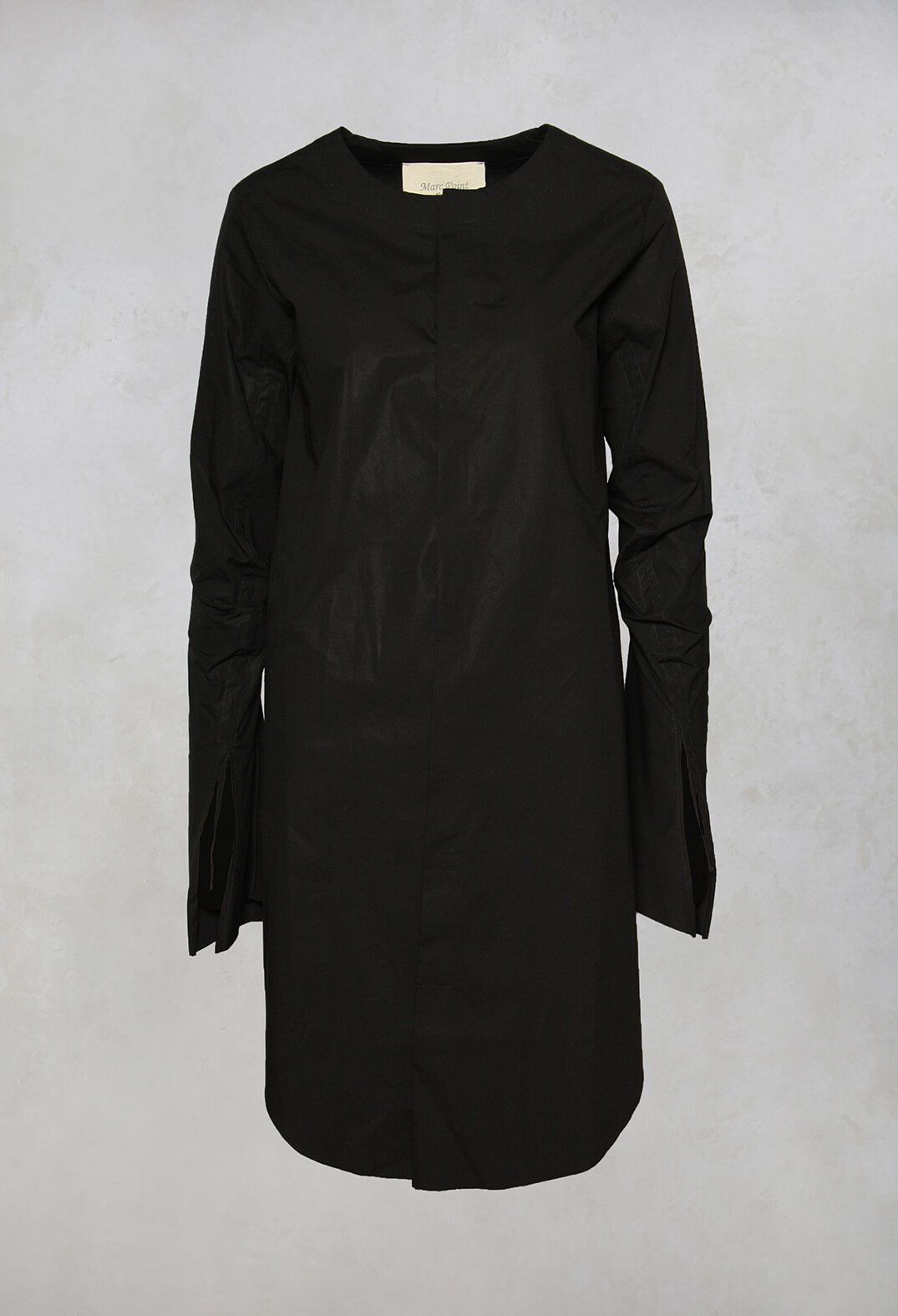 Shirt Overdress in Black