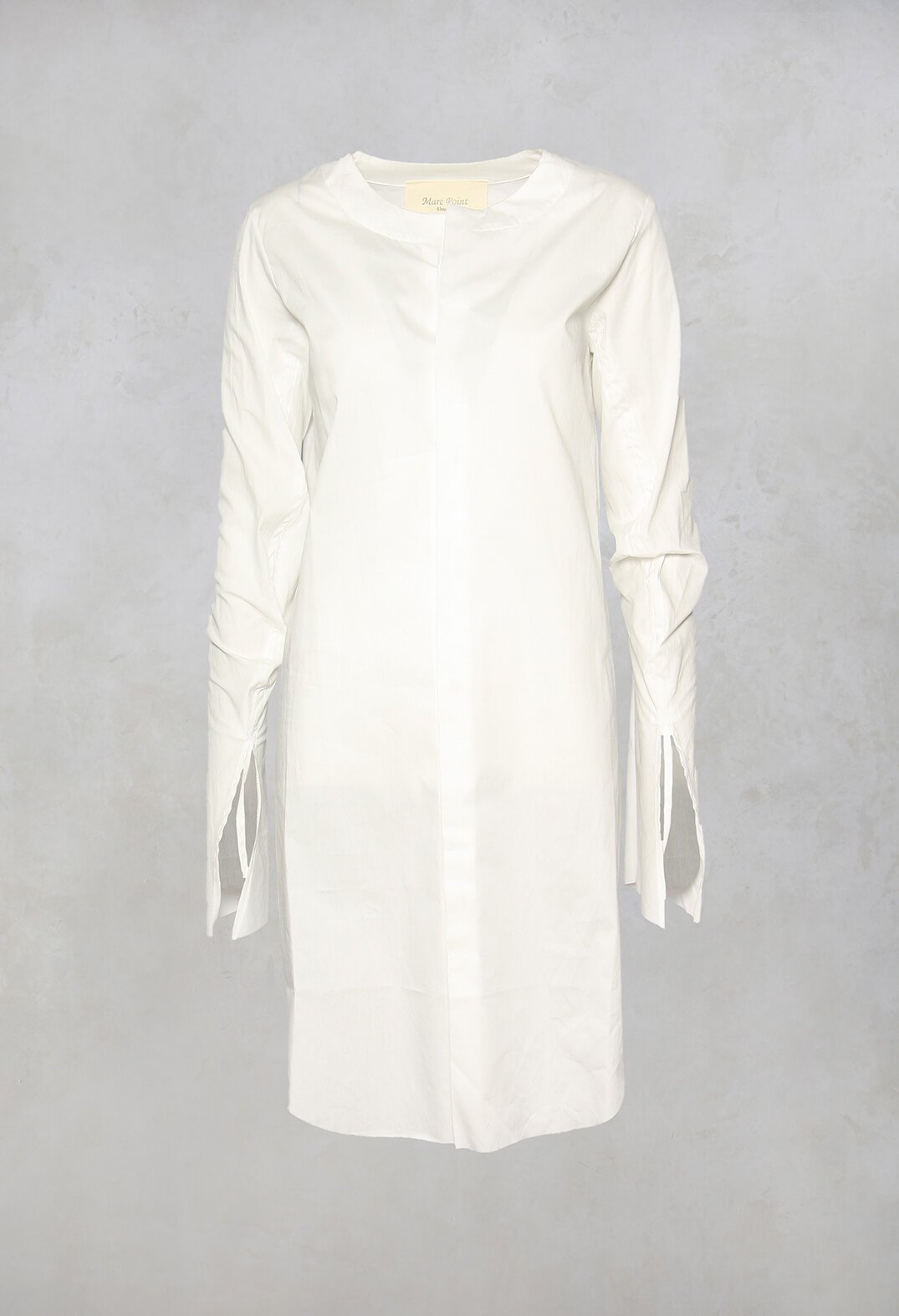 Shirt Overdress in White