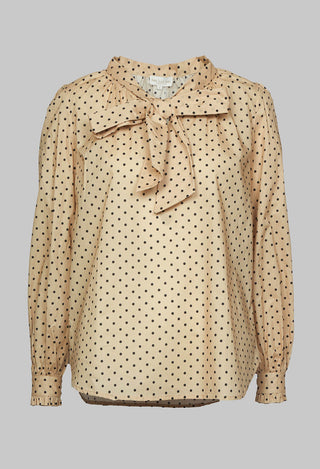 Shirt with Bow in Dot